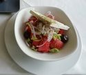 GREEK SALAD 
(tomatoes, cucumbers, onions, olives, pep-
pers, oregano, cheese) 400 гр.